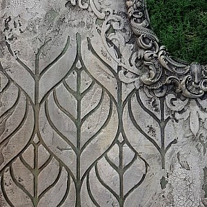 Трафарет - Липа без шва - Фотография интерьере 15