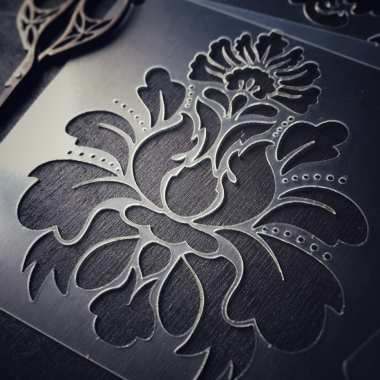 Трафарет - Аврора цветок Трафарет - Аврора цветок