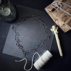 Трафарет - Каролина овал