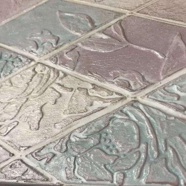 Трафарет - Пионы