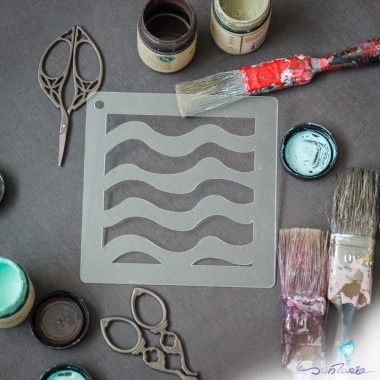 Трафарет - Волнистый Трафарет - Волнистый