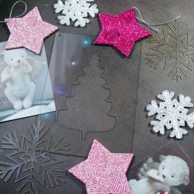 Трафарет - Елочка