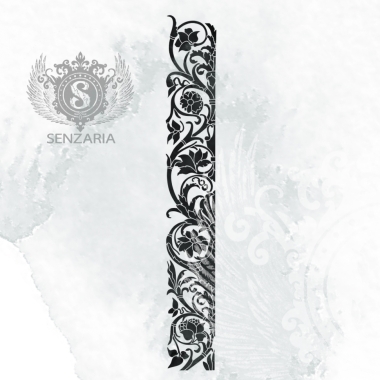 Трафарет - Сады Семирамиды половинка Трафарет - Сады Семирамиды половинка