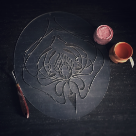 Трафарет - Павлиний глаз Трафарет - Павлиний глаз