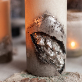 Мастер-класс - Бетонные свечи Мастер-класс - Бетонные свечи